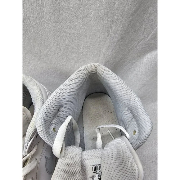 NIKE Jordan 1 high White Pure Platinum High Tops Mens Size 12 554724-108 - Picture 8 of 16